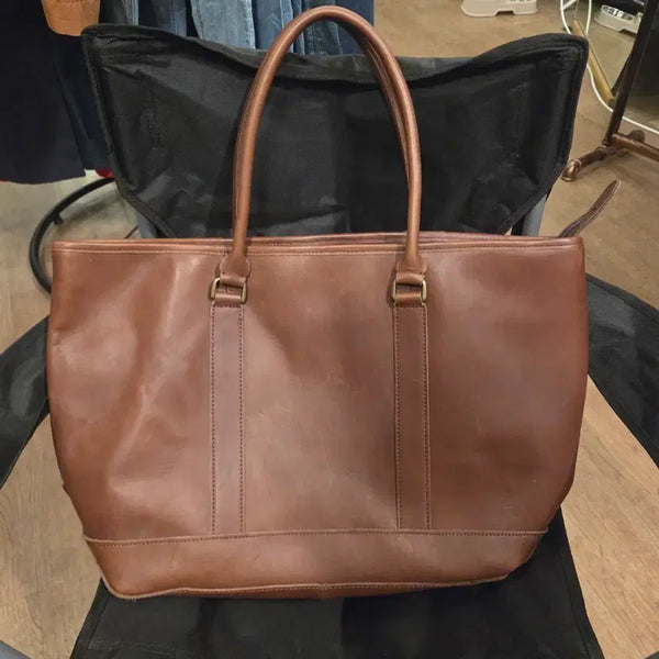 [BUNJANG] LL Bean Leather Tote Bag Field & Town / 엘엘빈 레더 토트백 필드앤타운