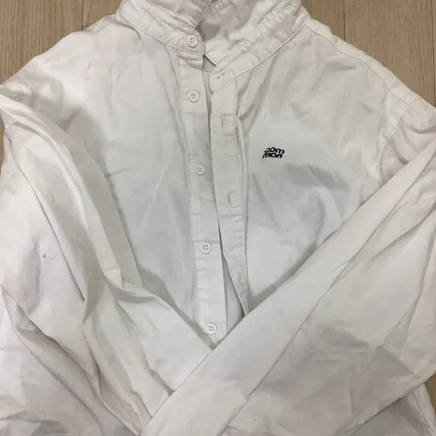 [BUNJANG] White Cotton Shirt / 화이트 코튼 셔츠
