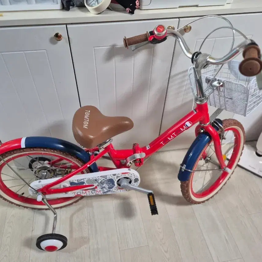 [BUNJANG] Thom Thom Children's Bicycle - Red/Navy / 톰톰 어린이 자전거 빨강