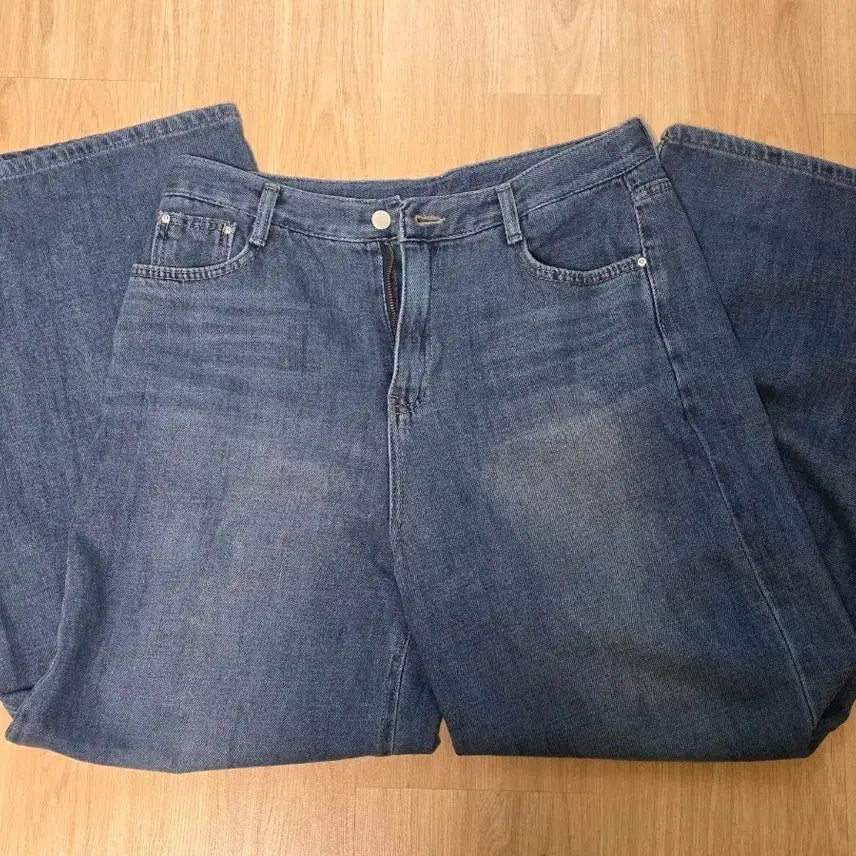 [BUNJANG] Hati66 Mid-Blue Wide Pants XL / (새상품) 하티66 중청 와이드팬츠 사이즈xl