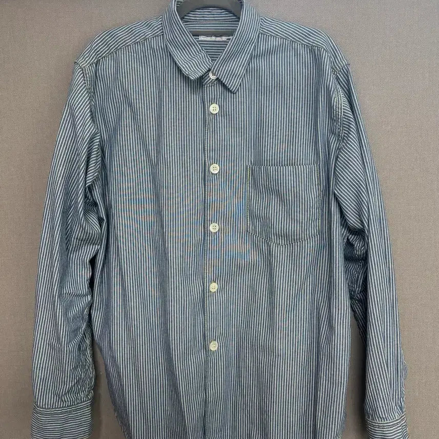 [BUNJANG] Sans Limite Striped Shirt Medium / 상리미트(sans limite) 스트라이프 셔츠 M