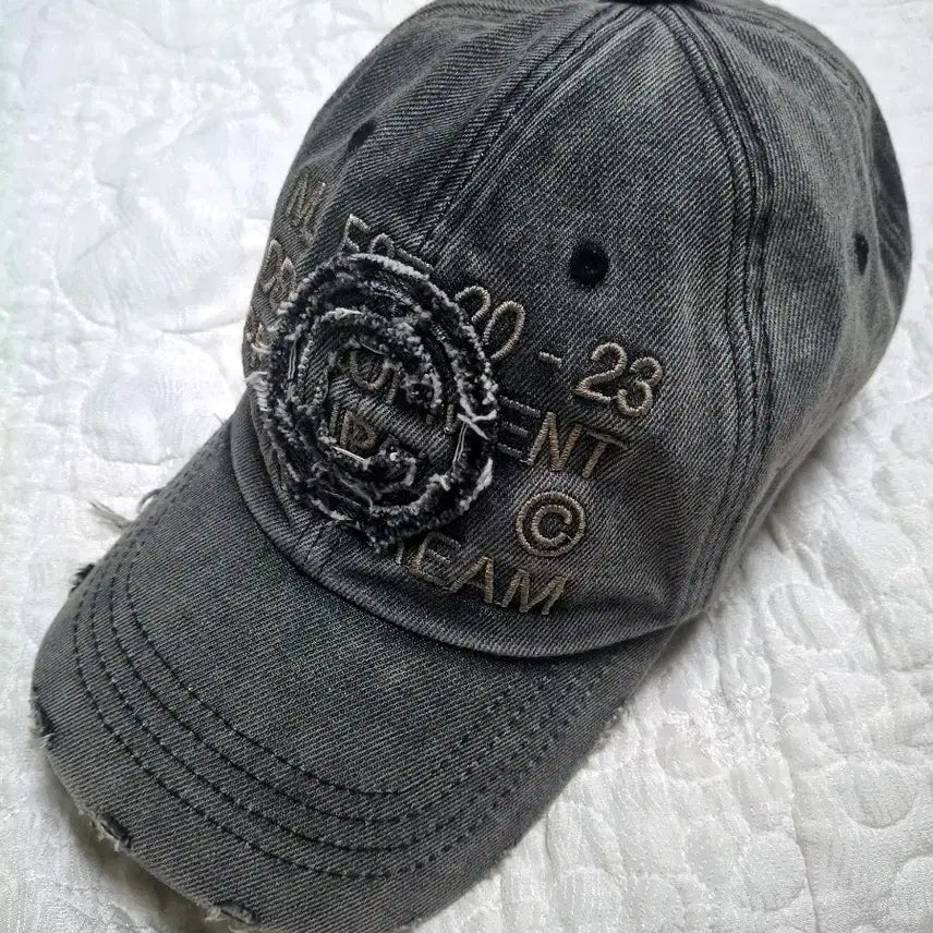 [BUNJANG] Milo Archive Core Washed Black Denim Cap / 밀로 아카이브 코어 데님 볼캡 워시드 블랙 모자