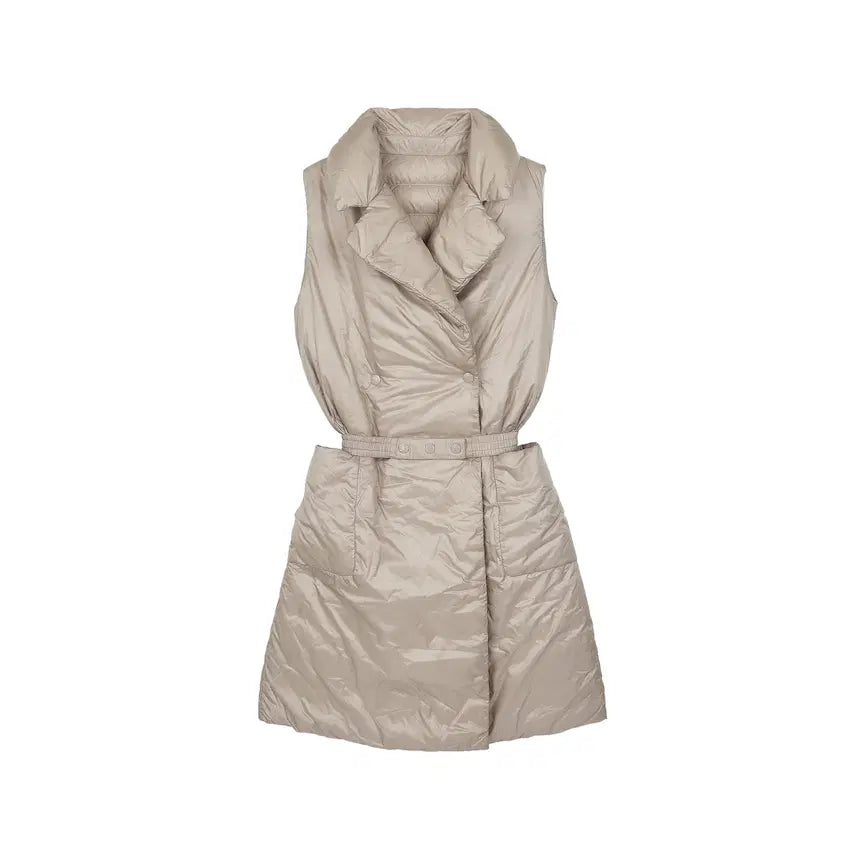 [BUNJANG] Moncler Sable Down Vest Beige / (W) 몽클레르 세이블 다운 베스트
