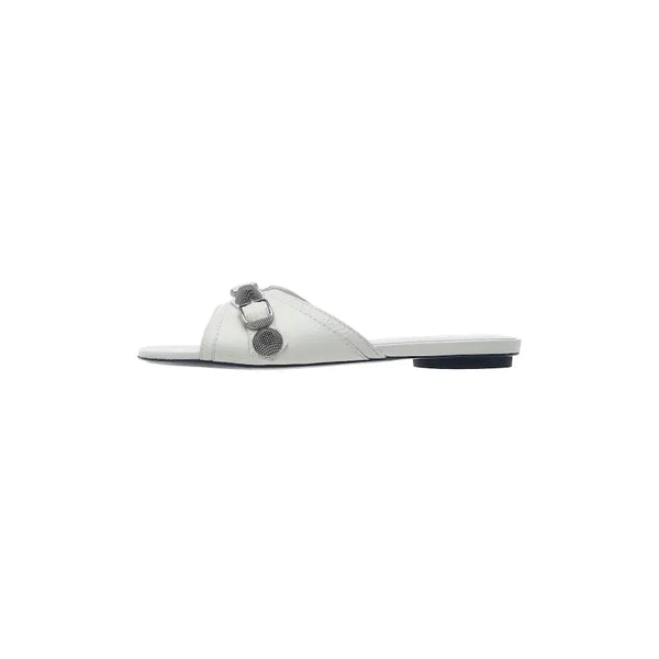 [BUNJANG] Balenciaga Women's Cagole Sandals White Leather / (W) 발렌시아가 카골 샌들 화이트
