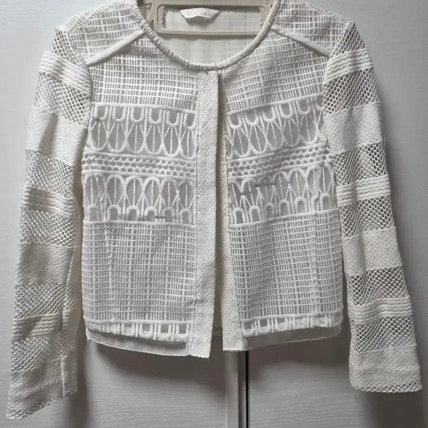[BUNJANG] Michaa Punch Lace Crop Jacket 82 / it MICHAA 펀칭 레이스 크롭 자켓 82