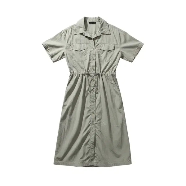 [BUNJANG] Women's String Nylon Dress / 여성F/ 연카키 스트링 나일론 원피스 A-7