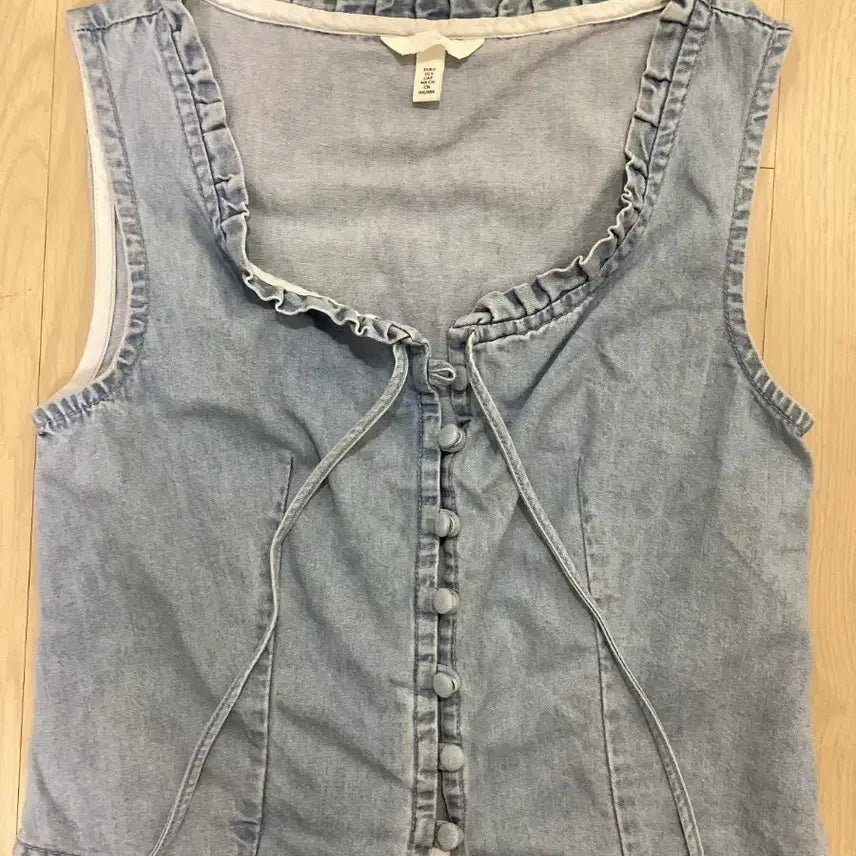 [BUNJANG] H&M Denim Vest / H&M 데님 조끼