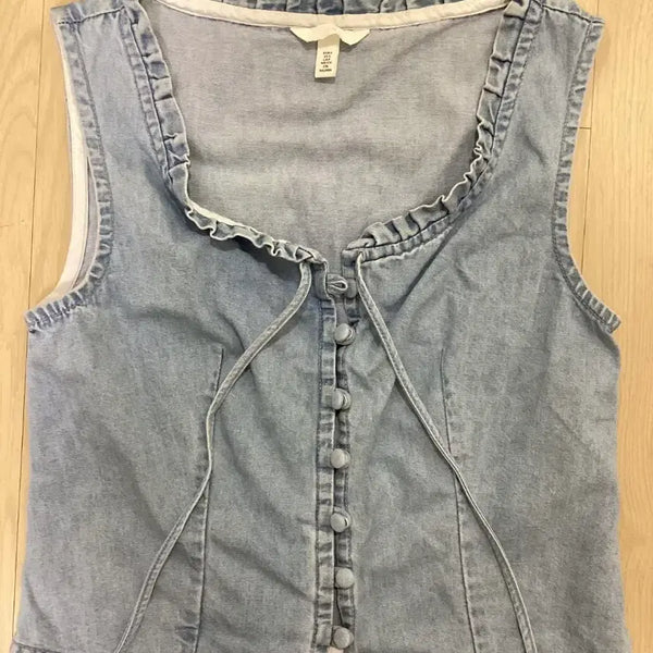 [BUNJANG] H&M Denim Vest / H&M 데님 조끼