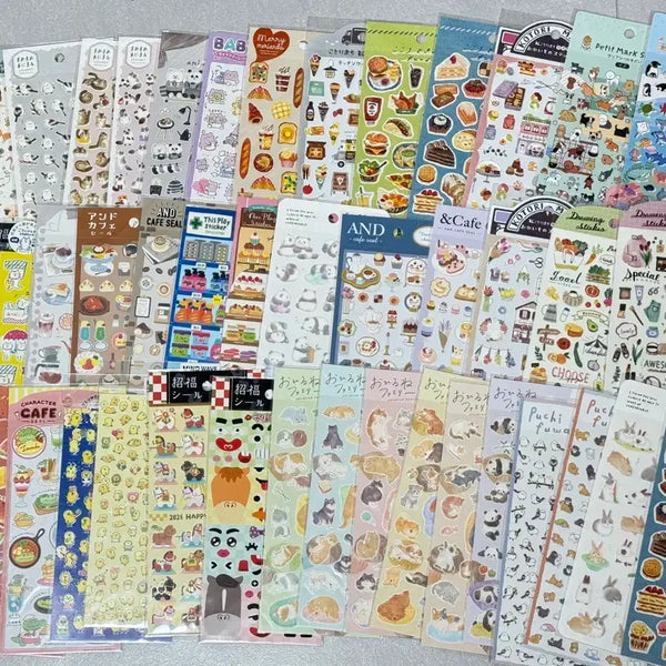 [BUNJANG] Mind Wave Kamio 50 Sheets Unsealed Sticker Set / 일본스티커 일본씰 마인드웨이브 카미오 50장 미개봉