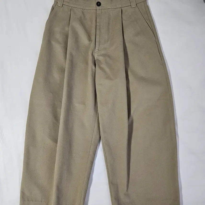 [BUNJANG] Studio Nicholson SORTE Twill Cotton Wide Leg Pants / 스튜디오 니콜슨 SORTE TAN M사이즈