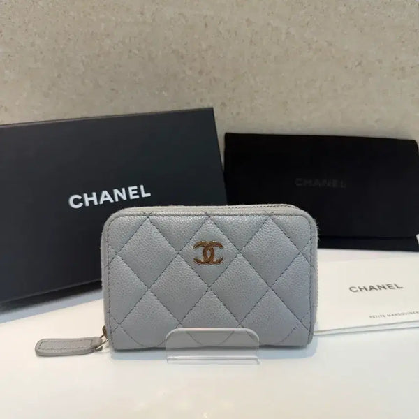 [BUNJANG] Chanel Caviar Zip Coin Purse / 샤넬 캐비어 지퍼 동전 지갑