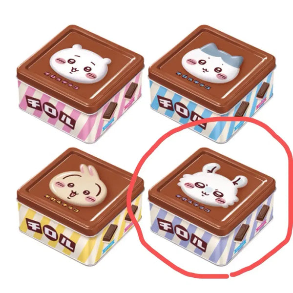 [BUNJANG] Chiikawa Momonga Tirol Choco Tin Case / 치이카와 모몽가 치롤 티롤 초코 초콜릿 틴케이스