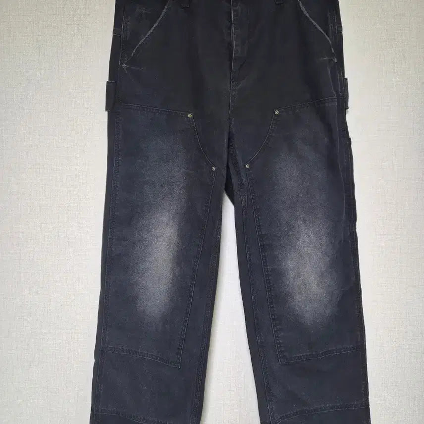 [BUNJANG] ETCE Double Knee Carpenter Pants Black L / ETCE 더블니 카펜더 팬츠 블랙 L사이즈