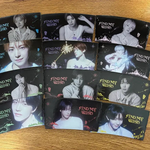 [BUNJANG] NCT WISH Megacoffee Birthday Cup Holder Bundle Set / 일괄)엔시티위시 메가커피 생일 컵홀더