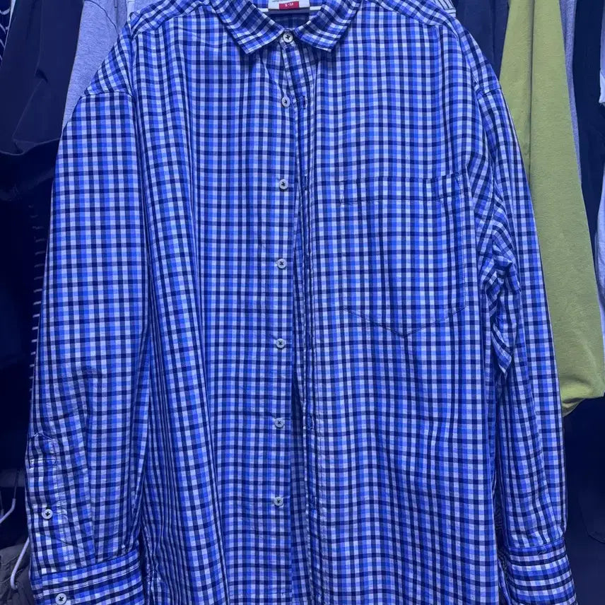[BUNJANG] Extraordinary Check Shirt S-M / 엑스트라오디너리 체크셔츠 S-M