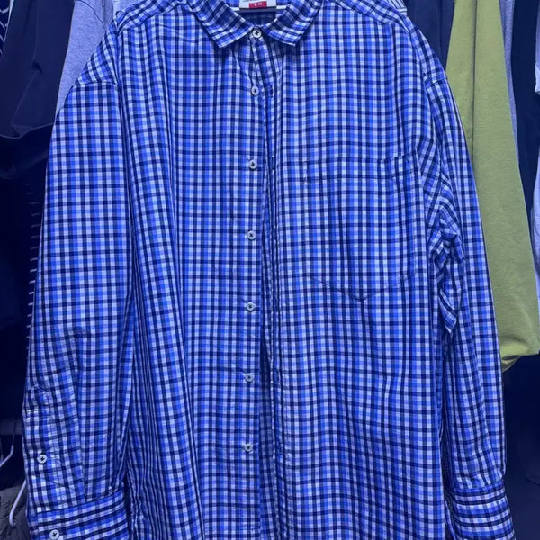 [BUNJANG] Extraordinary Check Shirt S-M / 엑스트라오디너리 체크셔츠 S-M