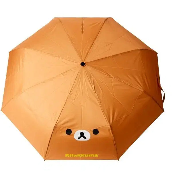 [BUNJANG] Rilakkuma 3-Section Manual Umbrella / [정품/새상품] 리락쿠마 3단 수동 우산