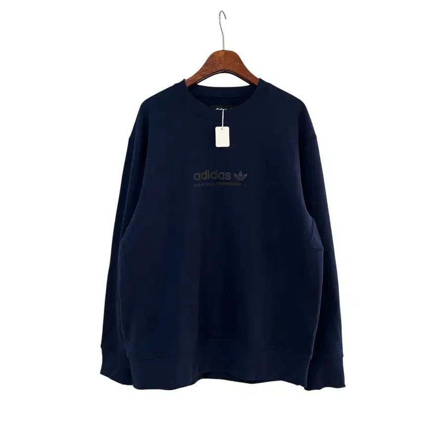 [BUNJANG] Adidas Caval Crew Sweatshirt Navy 2XL / 아디다스 카발 크루 맨투맨 네이비 2XL 정품