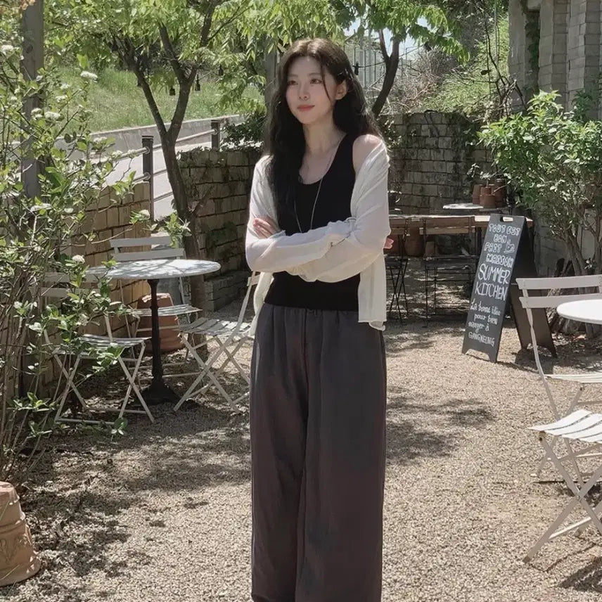 [BUNJANG] Slowand Made Airacool Lightfit Banding Pants Charcoal Basic / [새상품] 슬로우앤드 made. 에어러쿨 라이트핏 밴딩팬츠 차콜 베이직