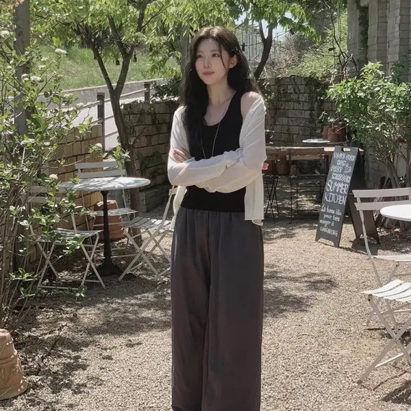[BUNJANG] Slowand Made Airacool Lightfit Banding Pants Charcoal Basic / [새상품] 슬로우앤드 made. 에어러쿨 라이트핏 밴딩팬츠 차콜 베이직