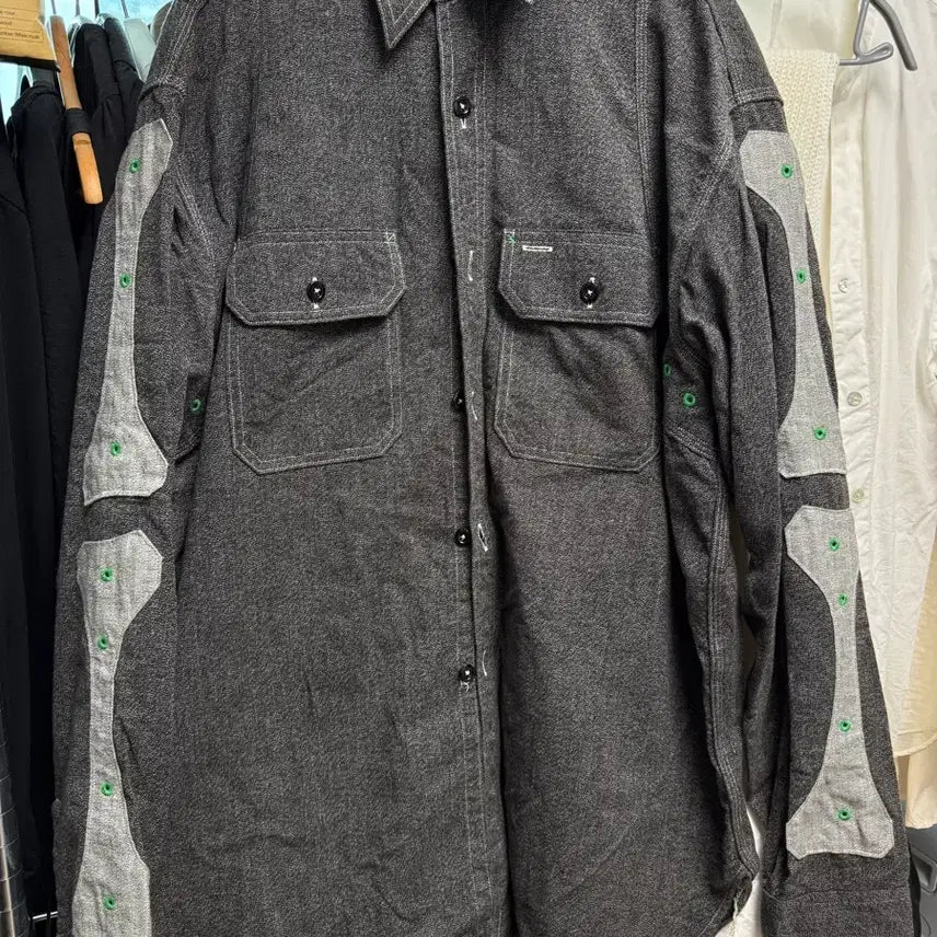 [BUNJANG] Kapital Chambray Shirt Size 4 / 캐피탈 샴브레이 셔츠 4 사이즈