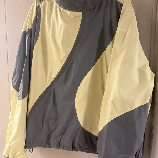 [BUNJANG] H&M Color Block Zip Windbreaker Jacket XL / H&M 바람막이