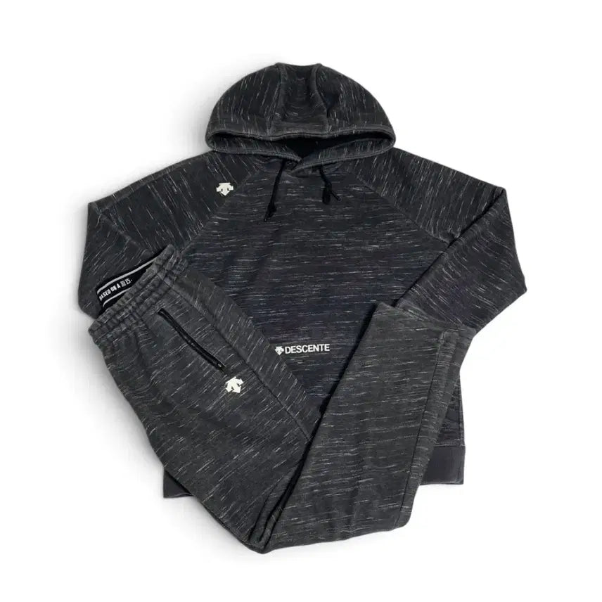 [BUNJANG] Descente Training Set Hoodie & Pants (Size S) / 데상트 트레이닝 세트 후드티 팬츠 s