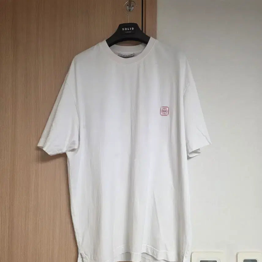 [BUNJANG] Solid Homme Butterfly Logo T-Shirt White Size 50 / 솔리드옴므 나비 티셔츠 화이트 50 사이즈