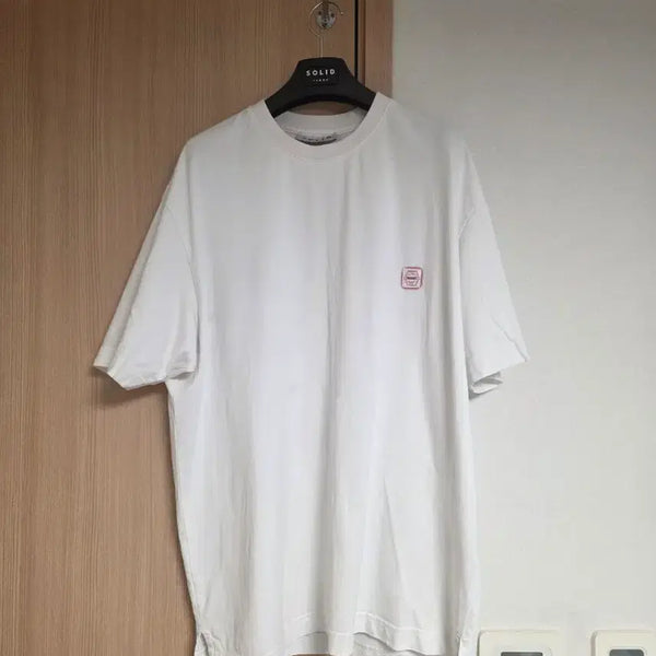 [BUNJANG] Solid Homme Butterfly Logo T-Shirt White Size 50 / 솔리드옴므 나비 티셔츠 화이트 50 사이즈