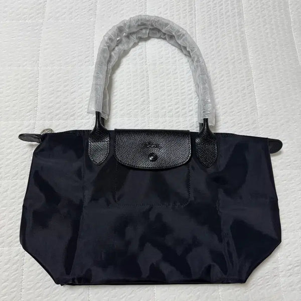 [BUNJANG] Longchamp Le Pliage Tote Bag Medium Black / 롱샴 르플리아쥬 토트백 블랙 미디움 M
