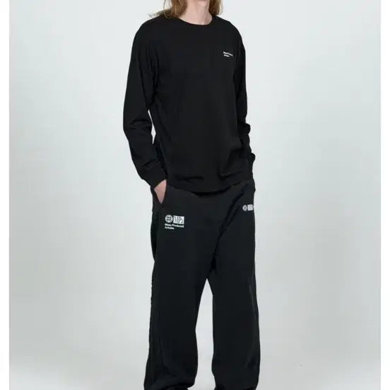 [BUNJANG] Plastic Product Sweatpants Black / 플라스틱 프로덕트 스웻팬츠 블랙