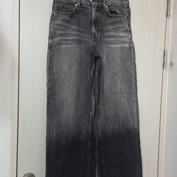 [BUNJANG] Elwood Max Wide Denim Pants Volt Black / [48] 엘무드 맥스와이드 데님팬츠 볼트블랙