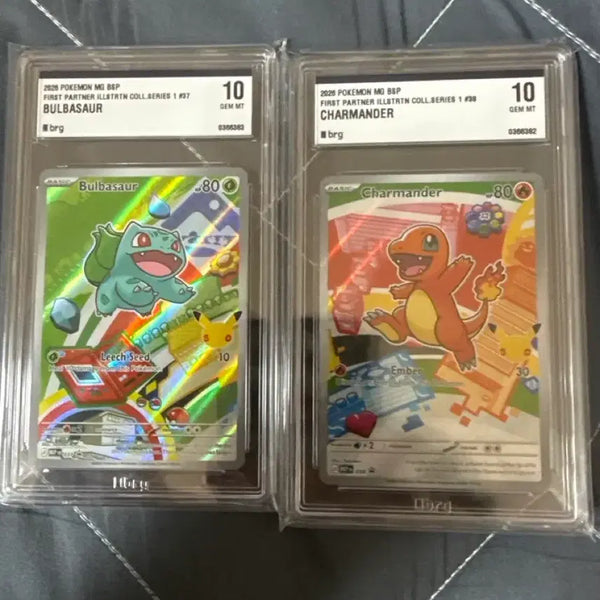 [BUNJANG] Pokemon 30th Anniversary First Partner Charizard & Venusaur Individual Sale BRG Grade 10 / 포켓몬카드 2026 30주년 퍼스트 파트너 brg10등급 파이리,이상해씨 개별판매