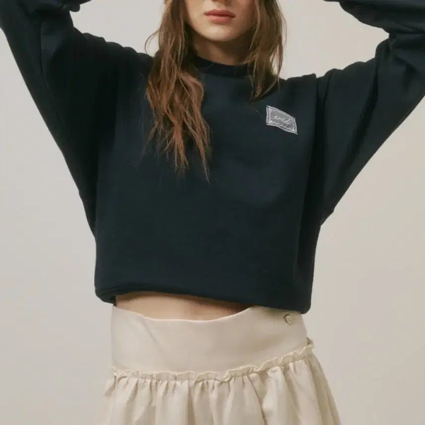 [BUNJANG] Aselfid Wappen Sweatshirt Navy / 아미디 와펜 맨투맨 네이비