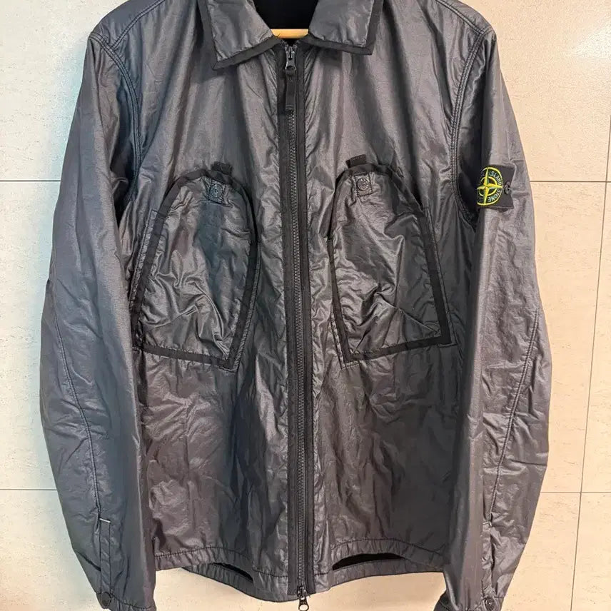 [BUNJANG] Stone Island Ramie Flock Overshirt M / [M] 스톤아일랜드 라미플록 오버셔츠