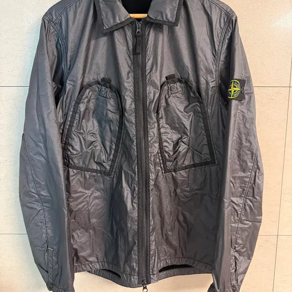 [BUNJANG] Stone Island Ramie Flock Overshirt M / [M] 스톤아일랜드 라미플록 오버셔츠