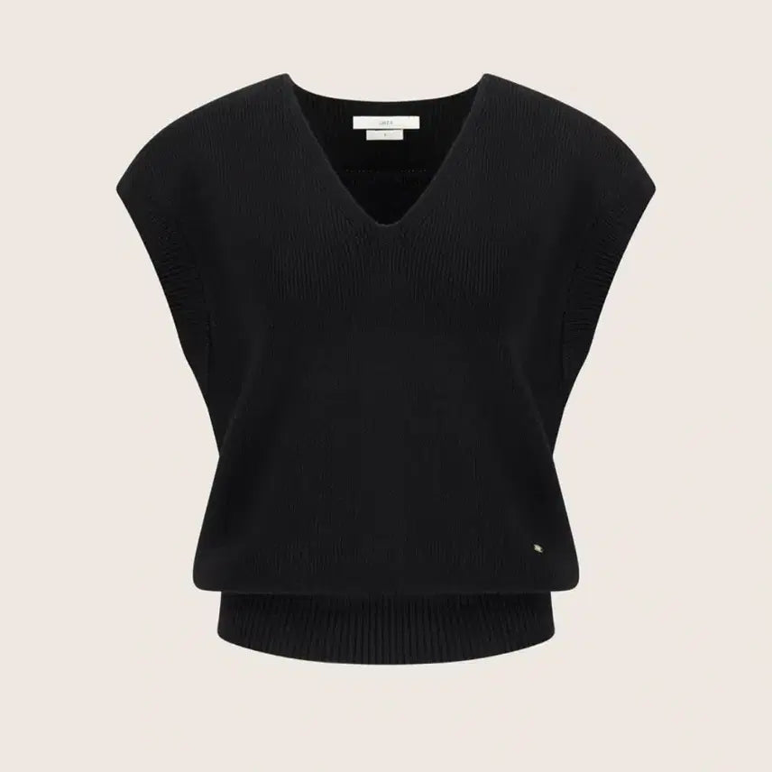[BUNJANG] UMER Verdi Merino Vest Black / 유메르 UMER 베르디 메리노 베스트 블랙