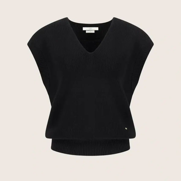 [BUNJANG] UMER Verdi Merino Vest Black / 유메르 UMER 베르디 메리노 베스트 블랙