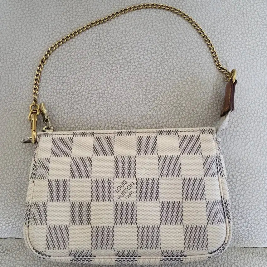 [BUNJANG] Louis Vuitton Monogram Azur Mini Pochette Accessoires / 루이비통 아쥬르 미니 포쉐트 악세수아 (정품)
