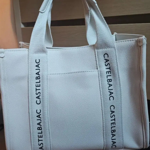 [BUNJANG] CASTELBAJAC White Tote Bag / 카스텔바작 토트백 화이트