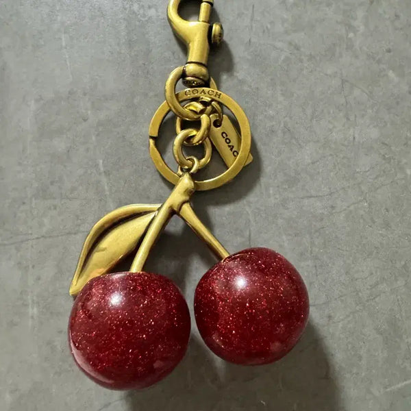 [BUNJANG] Coach Cherry Charm Keyring - New Unused / (정품)미사용 새상품 코치 체리 키링