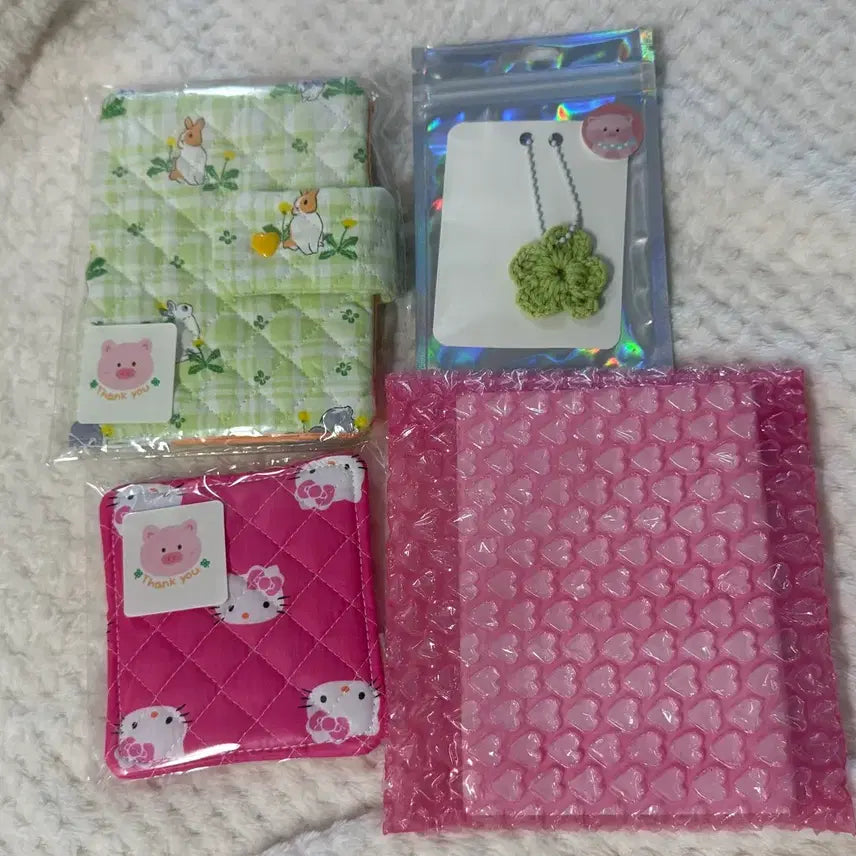 [BUNJANG] Jjaeng's Diary Cover Green Rabbit Bundle Set / 쟁잉 다이어리 커버 그린토끼 (일괄)