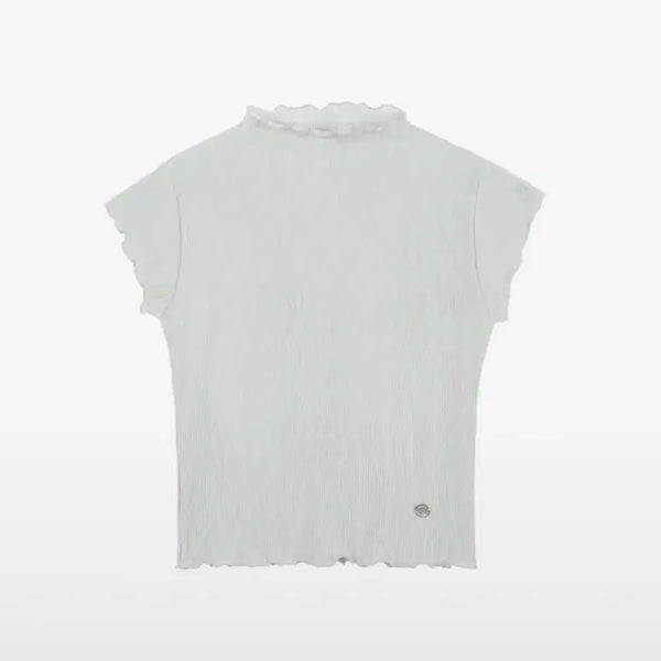 [BUNJANG] DEINET Frill Top Ash Beige / (택 있는 새상품)다이닛 DEINET FRILL TOP IN ASH BEIGE