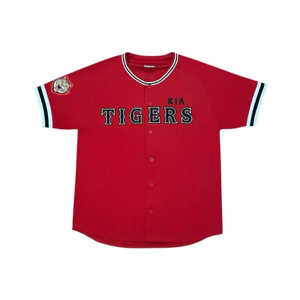 [BUNJANG] Nepos Kia Tigers Old School Baseball Jersey / 네포스 기아 타이거즈 올드 유니폼