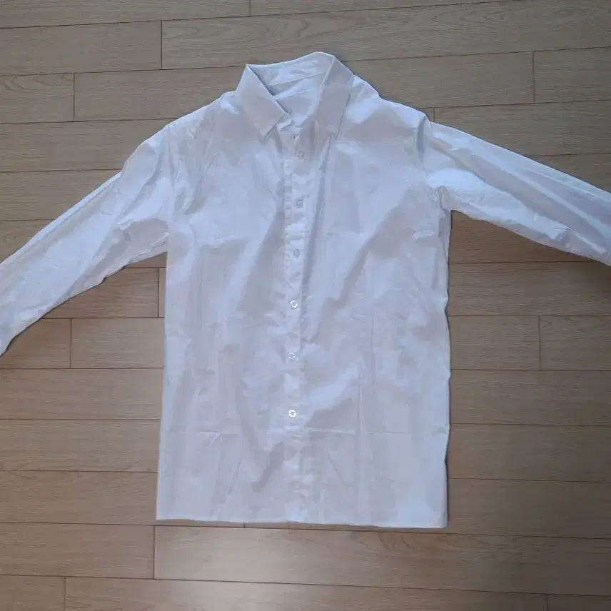 [BUNJANG] White Long-Sleeve Shirt / 화이트 셔츠 긴팔