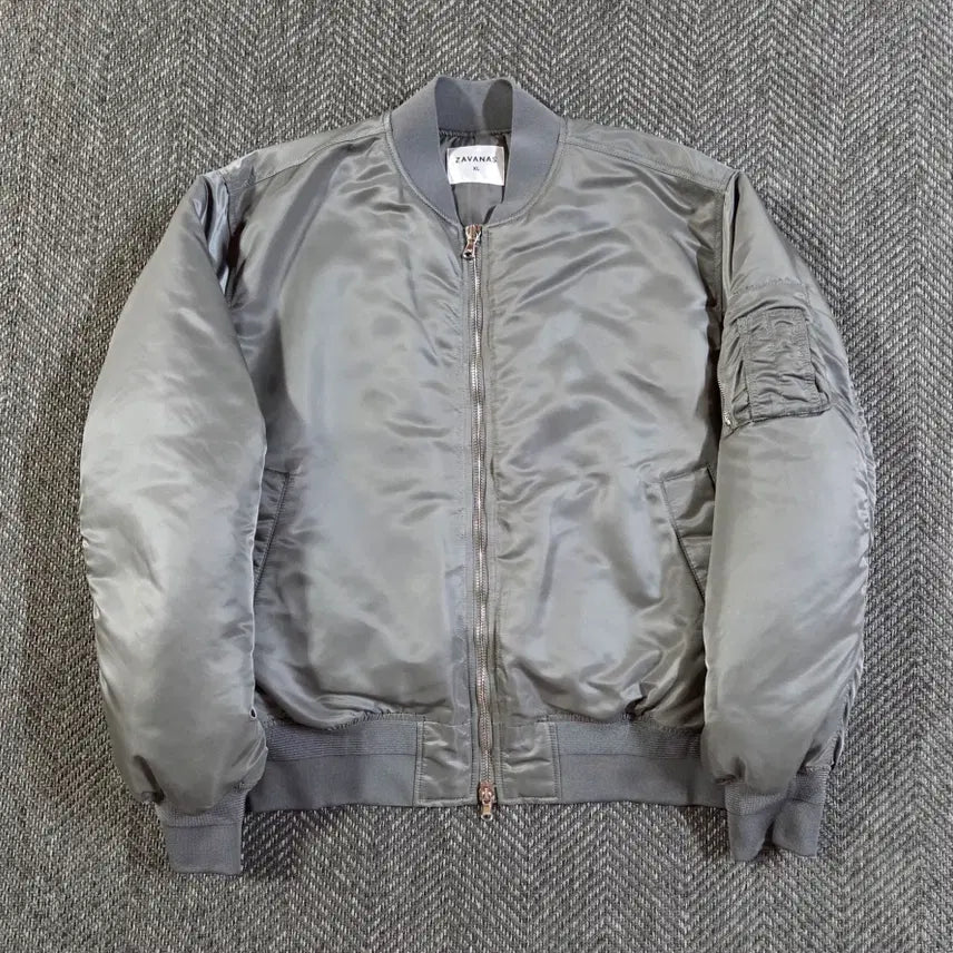 [BUNJANG] Javaness MA-1 Bomber Jacket Grey XL / [XL] 자바나스 MA-1 항공점퍼