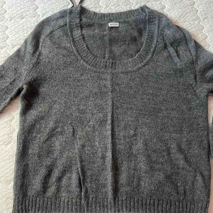 [BUNJANG] Refos Mohair Wool Knit Sweater / 리포스 모헤어 울 니트