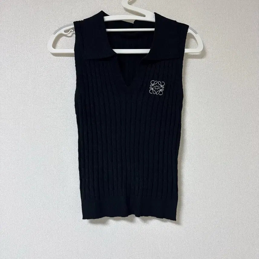 [BUNJANG] Loewe Sleeveless Knit Black / 로에베 민소매 니트블랙(새상품)