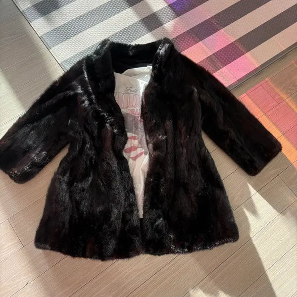 [BUNJANG] Real Mink Fur Coat / 밍크