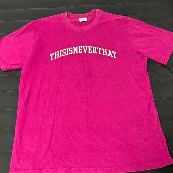 [BUNJANG] thisisneverthat Pink T-shirt Size S / 디스이즈네버댓 반팔티 핑크 S